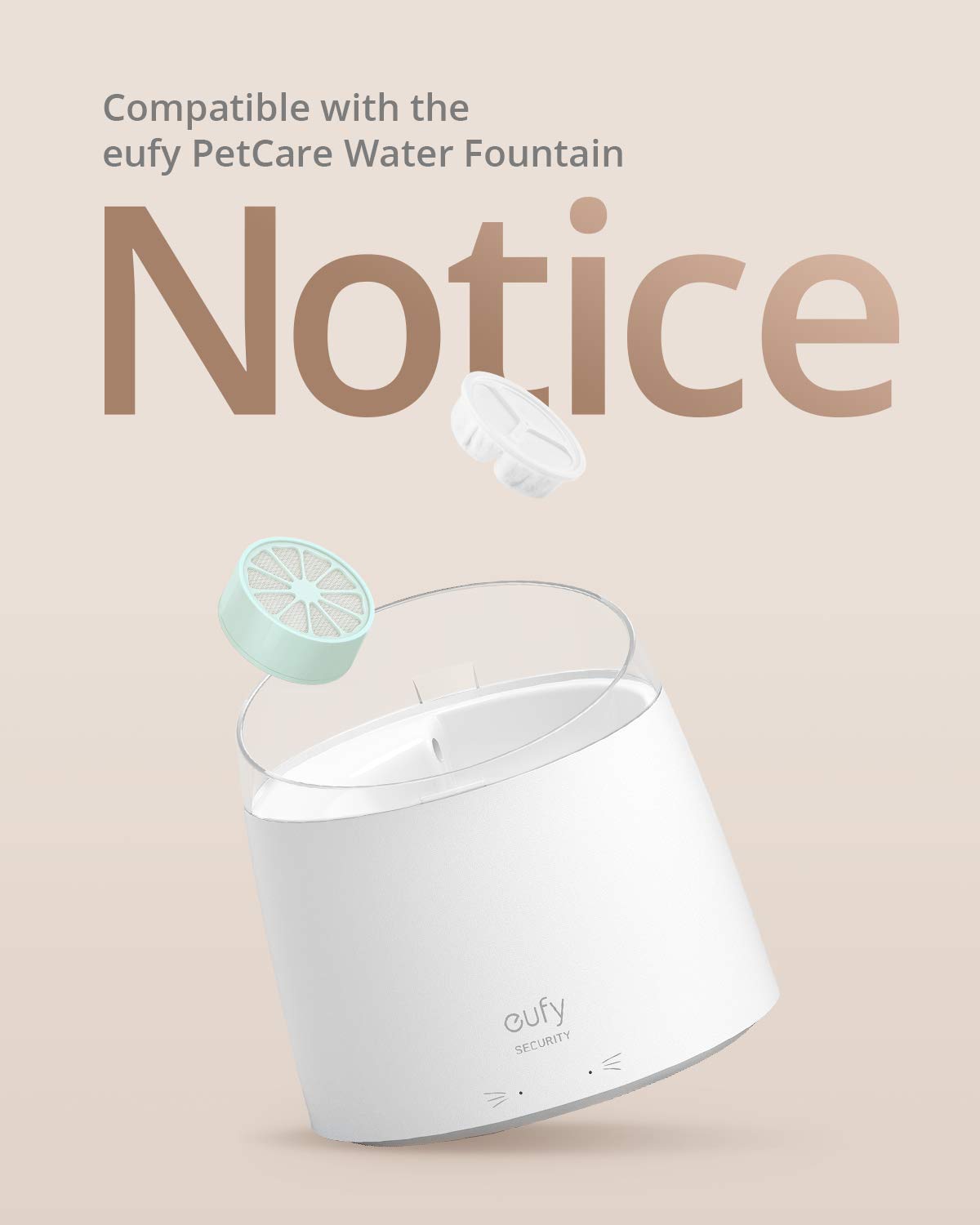 Replacement Filters for eufy Cat Water Fountain